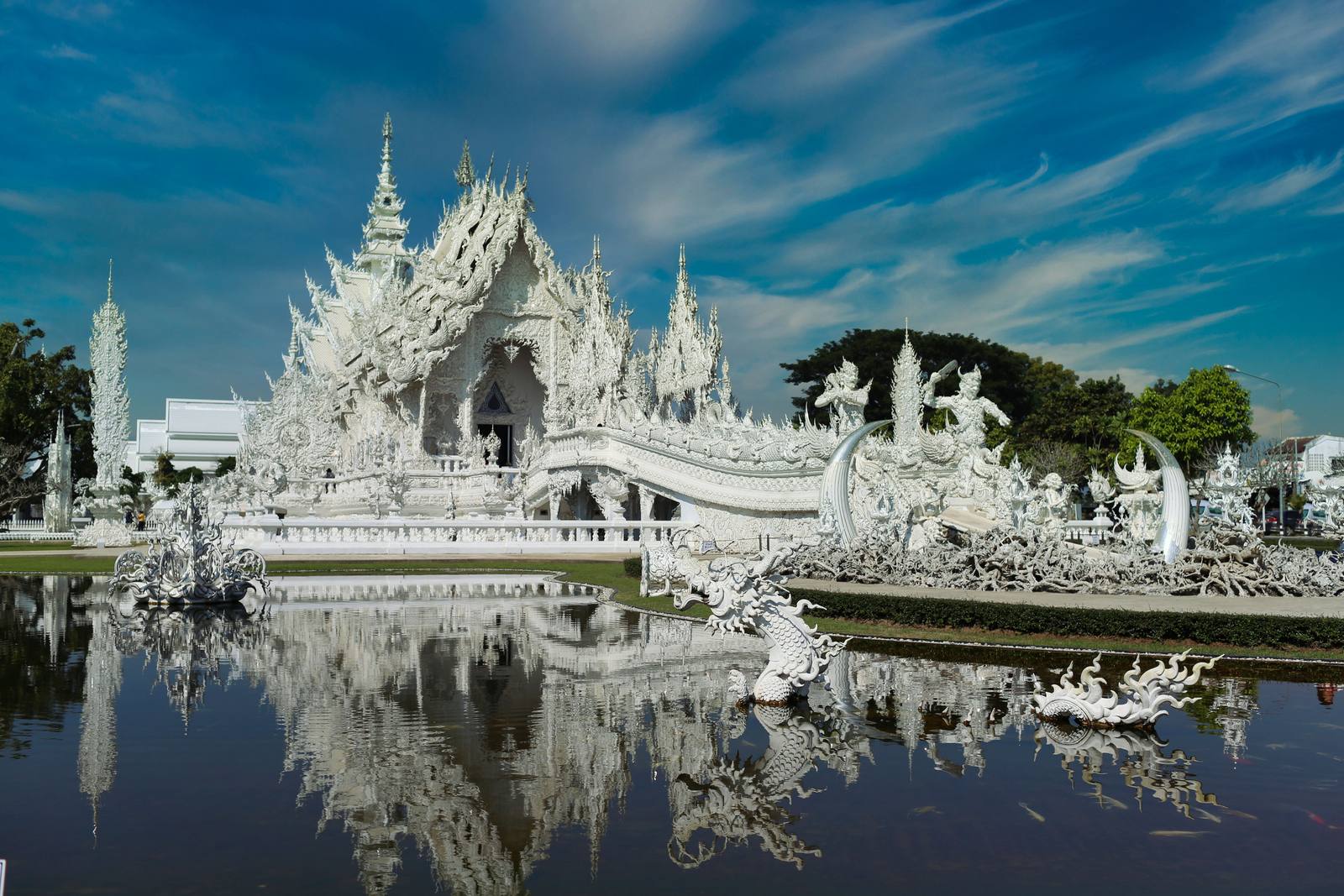 El Templo Blanco (Wat Rong Khun) en Chiang Rai.